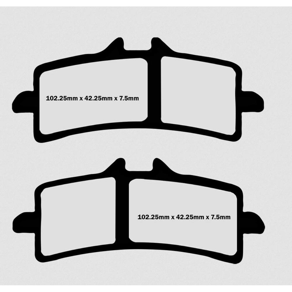 Lyndall Z+ Brake Pads for Brembo Radial Calipers - 8101-Z