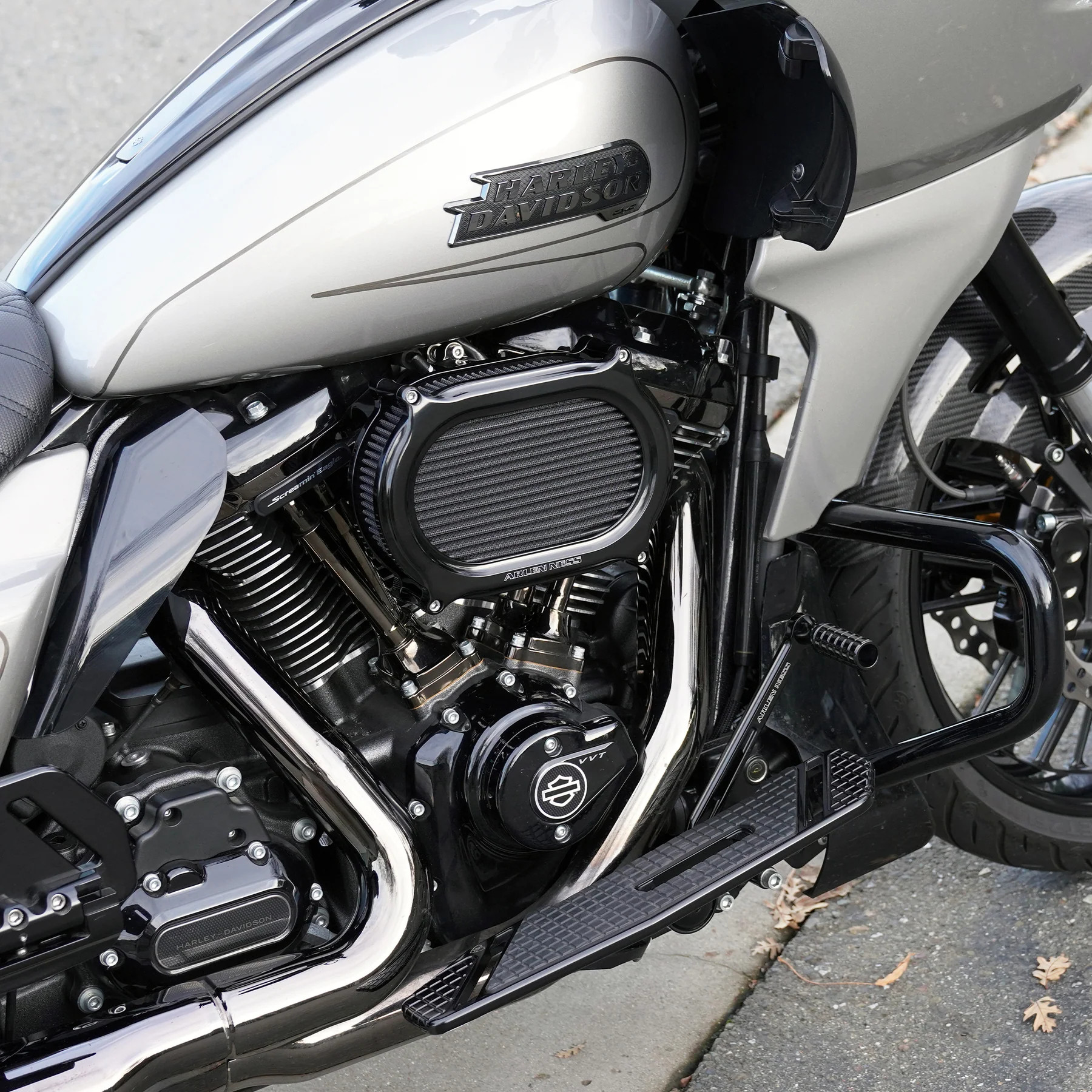 Arlen Ness Stage 2 Oval Air Cleaner – Black Finish - Get Lowered