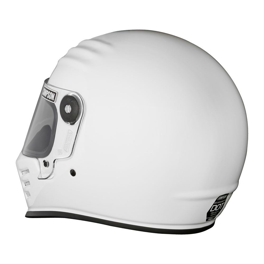 Simpson Outlaw Bandit 3 Motorcycle Helmet - White - Get Lowered Cycles