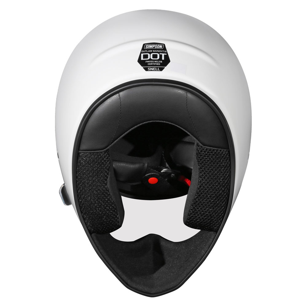 SIMPSON OUTLAW ホワイト ヘルメット SIMPSON（シンプソン） シンプソンヘルメット OUTLAW ホワイト SINPSON