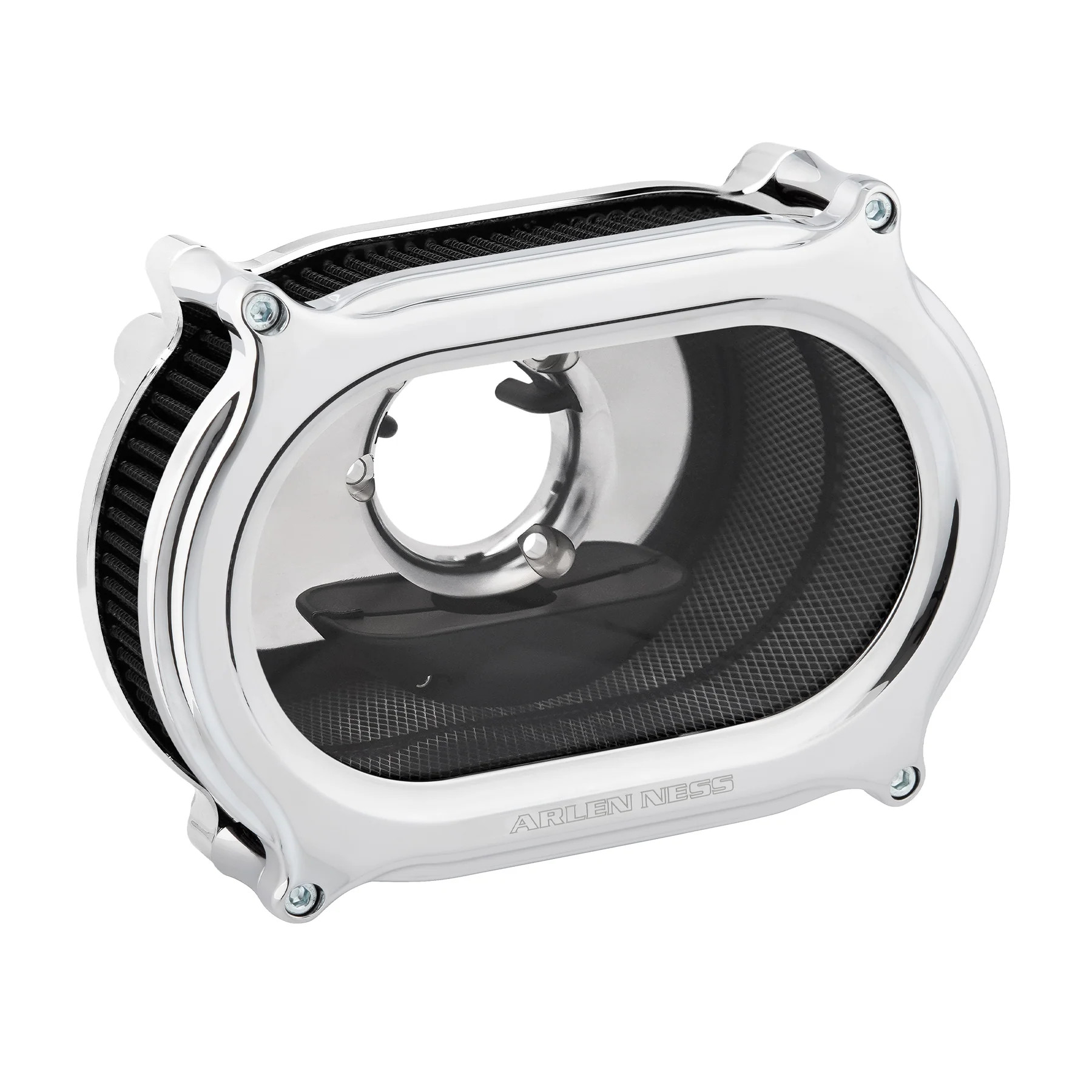 Arlen Ness Method Oval Air Cleaner for Harley - Chrome - Get