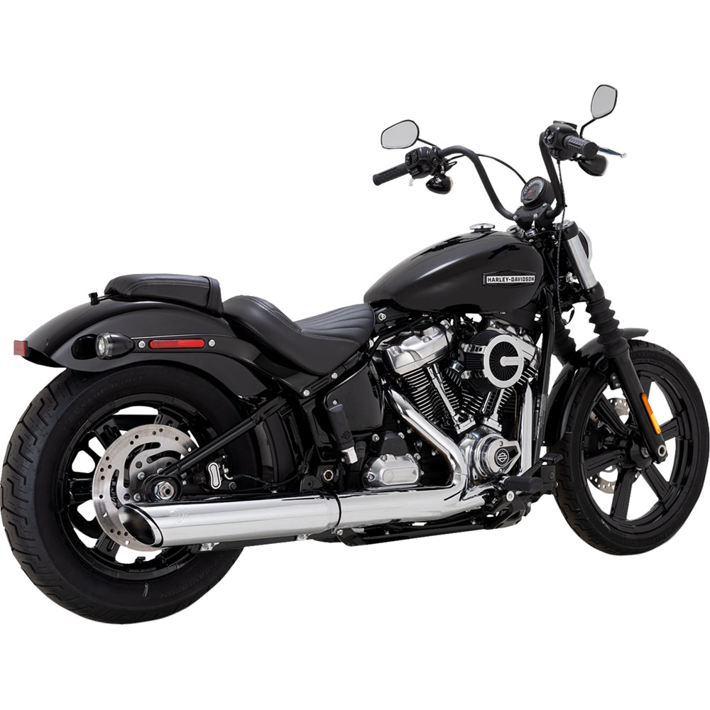 Vance & Hines ツインスラッシュ　ハーレー Vance & Hines Softail Twin Slash Slip-On Exhaust for 2025 Harley