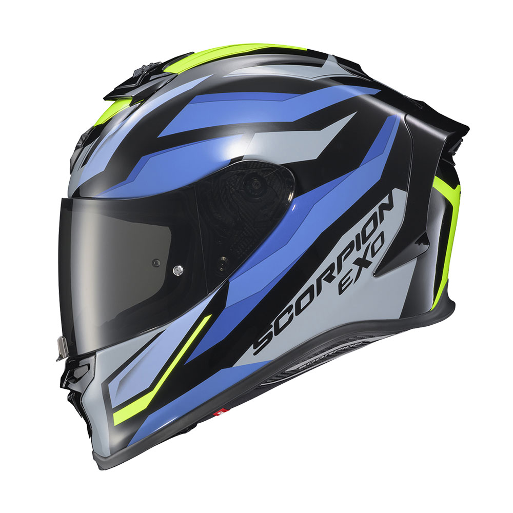 original scorpion helmet EXO-R1 Air Full Face Carbon Matte Black / 3XL This new design helps reduce wind noise and features a more aggressive look Scorpion EXO-R430 Cutlass Helmet
