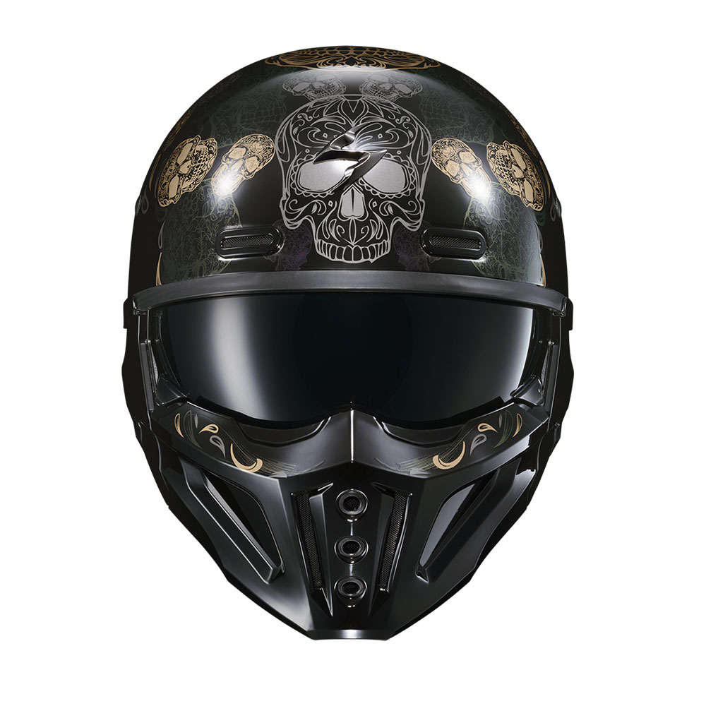 Scorpion Covert X Convertible Kalavera Motorcycle Helmet - Get