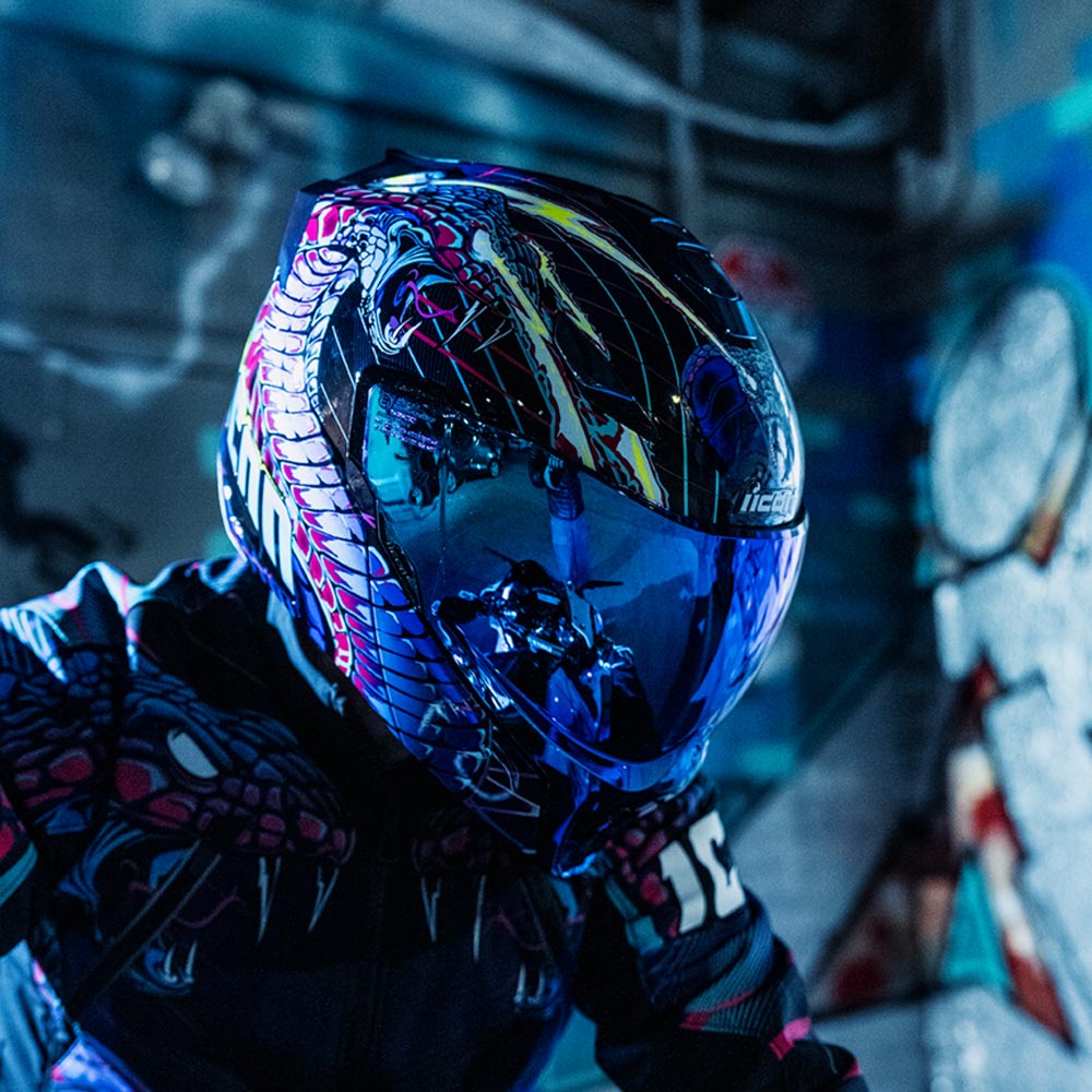 Icon Threshold Modular DOT Helmet - Lazer Cobra - Get Lowered Cycles