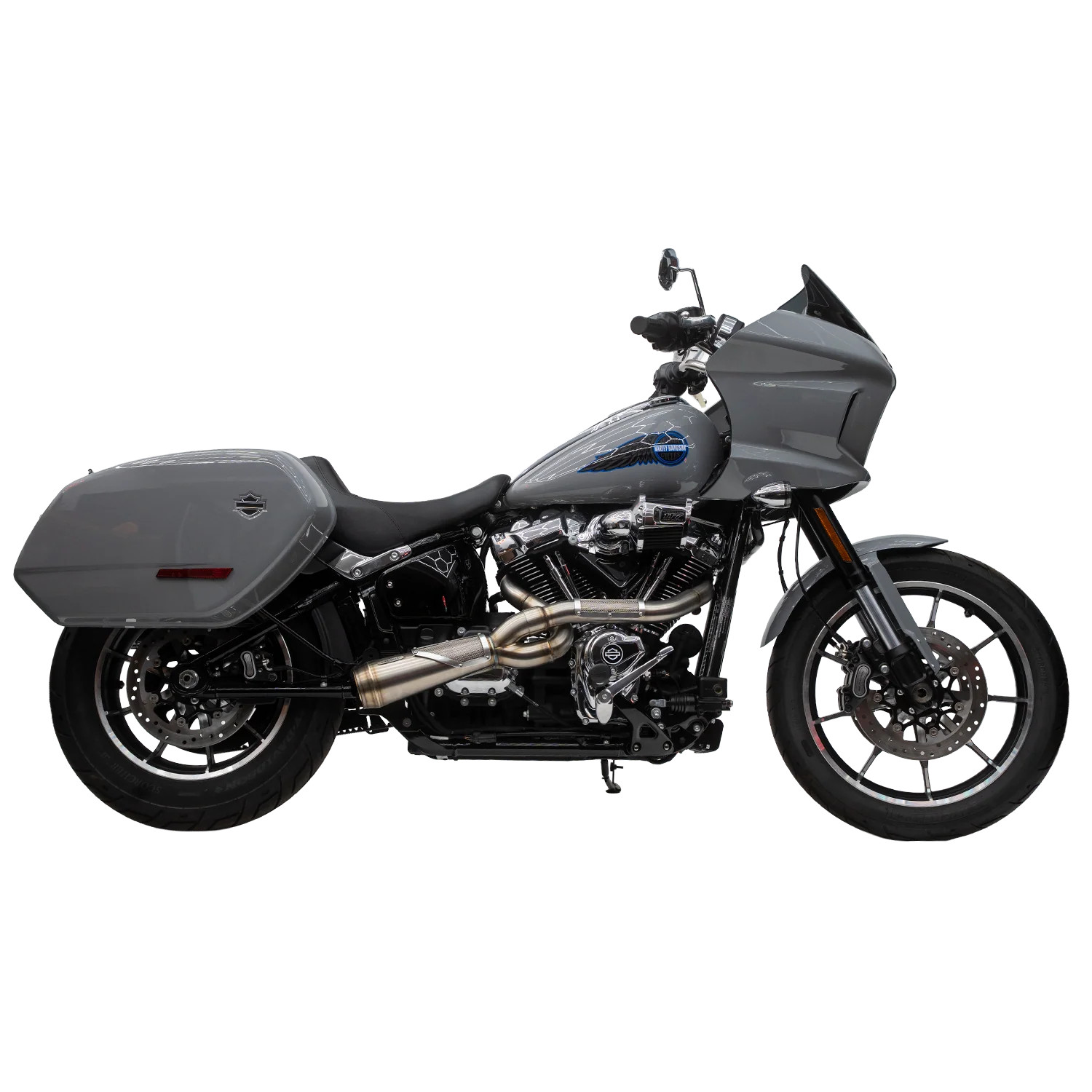 Trask Big Sexy 2-1 Exhaust 2025 M8 Softail Saddlebags TM-5132