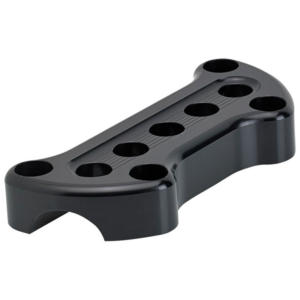Joker Machine Handlebar Top Clamp for Harley - Black - 03-852B
