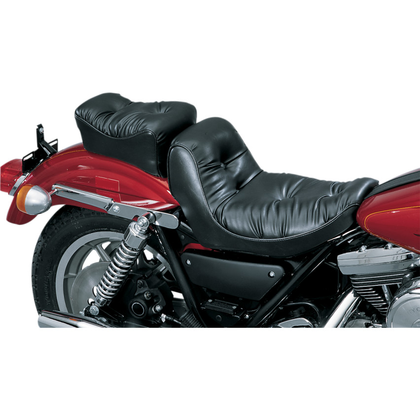 FXR FXRS FXRT FXRP FXLR LePeraシート Le Pera Regal Plush Pillow Seat for Harley FXR - Get Lowered Cycles
