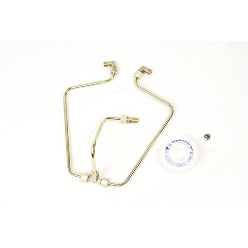 Old-Stf Brass Rocker Box Oil Lines for Harley Shovelhead