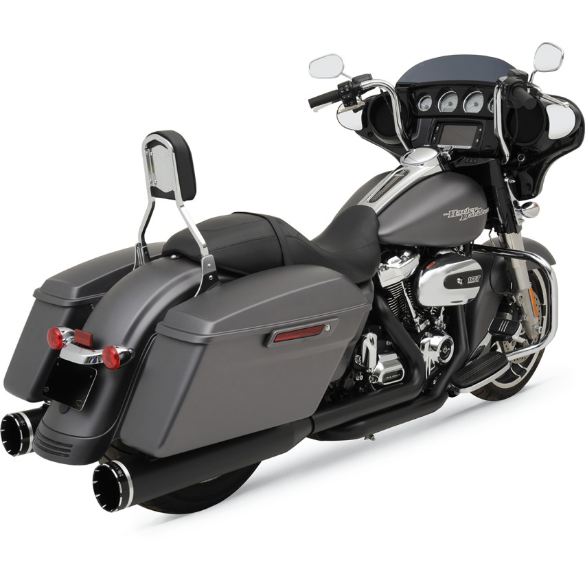 ハーレーツーリング Khrome Werks エキパイ Khrome Werks 2-2 3-Step Dominator Exhaust for 2017-2024 Harley