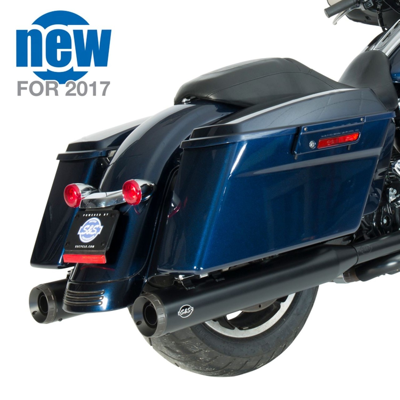 ANIT 4-Piece Slip-On Mufflers For Harley Touring 2017-Up Road Glide – Matte Black