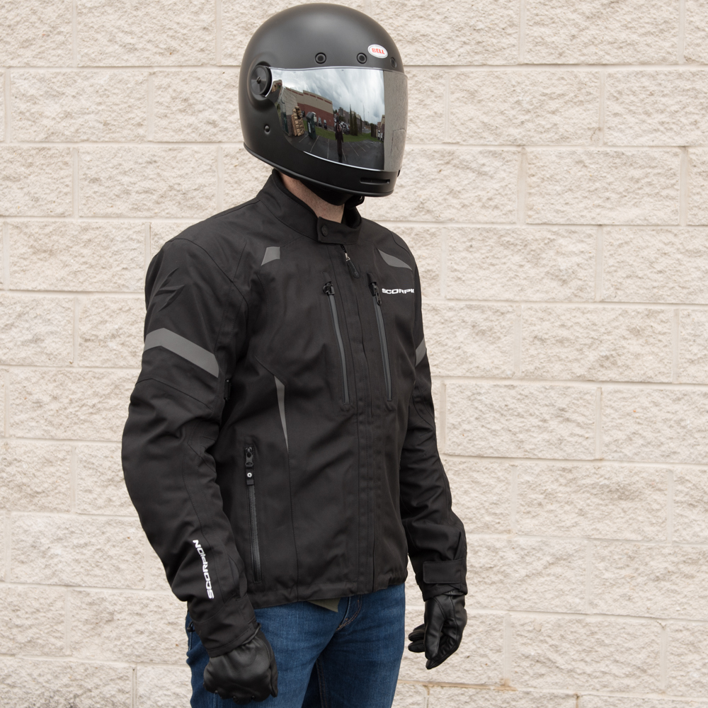 Scorpion Optima Black Motorcycle Jacket - Get Lowered Cycles