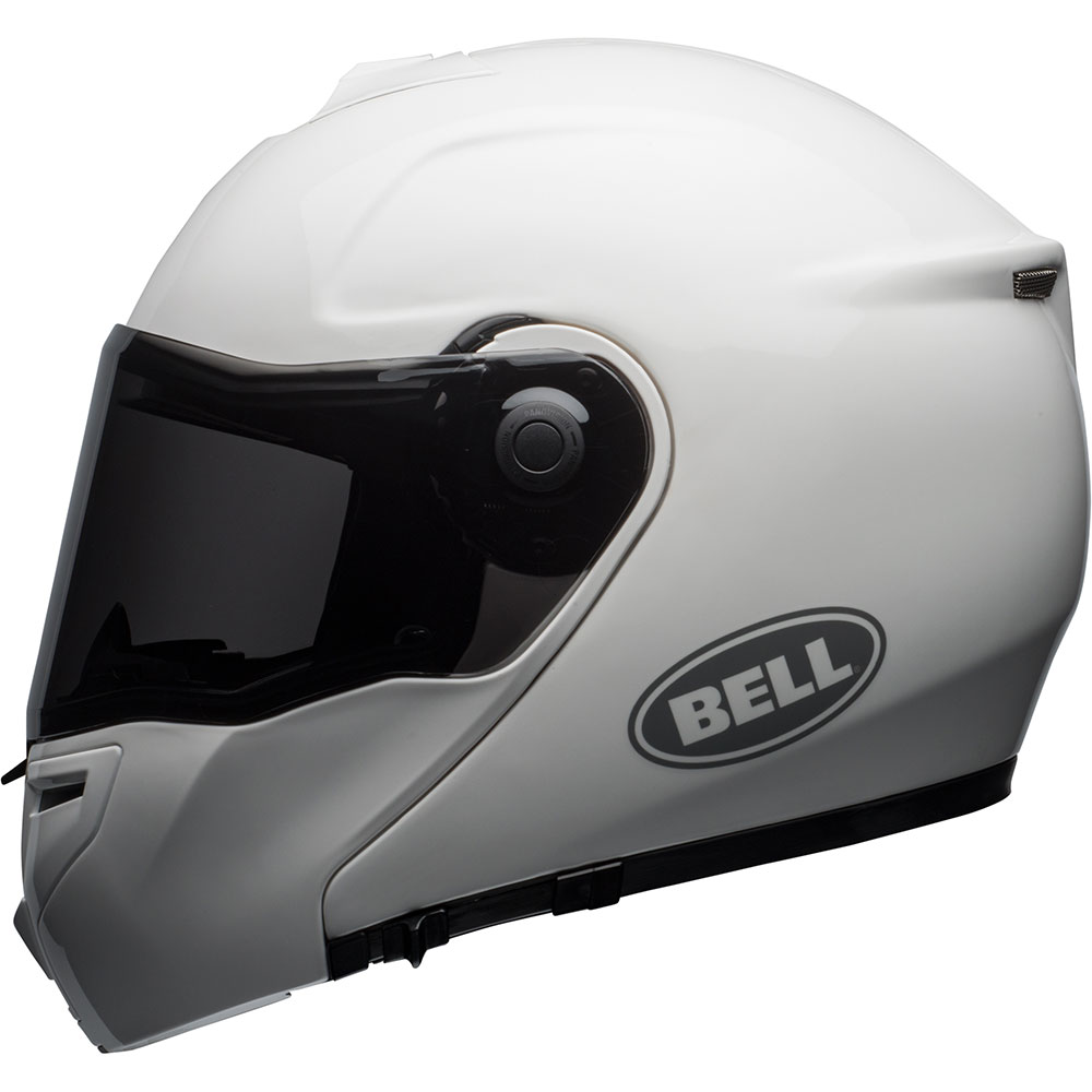 Bell SRT Modular Motorcycle Helmet - Gloss White - Get Lowered Cycles