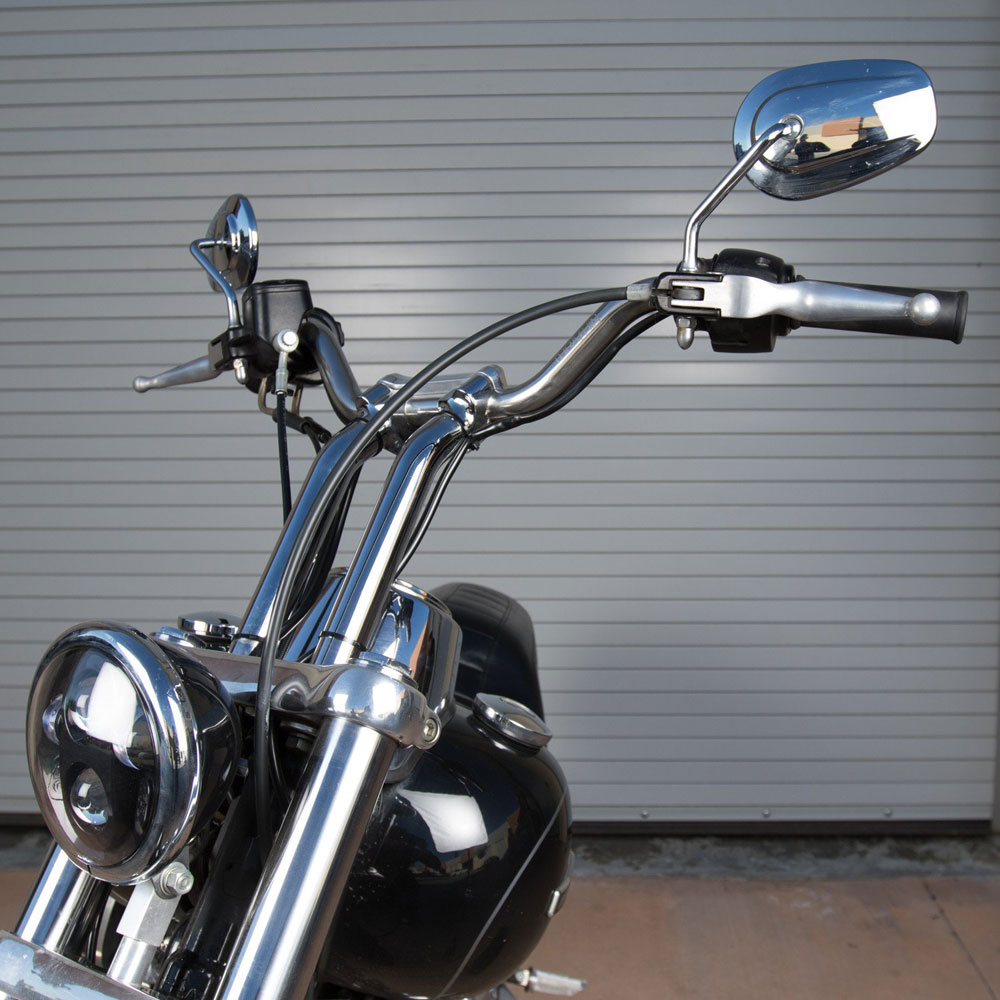 Thrashin Supply Mid Bend Handlebars – Black, Chrome or Stainless 1