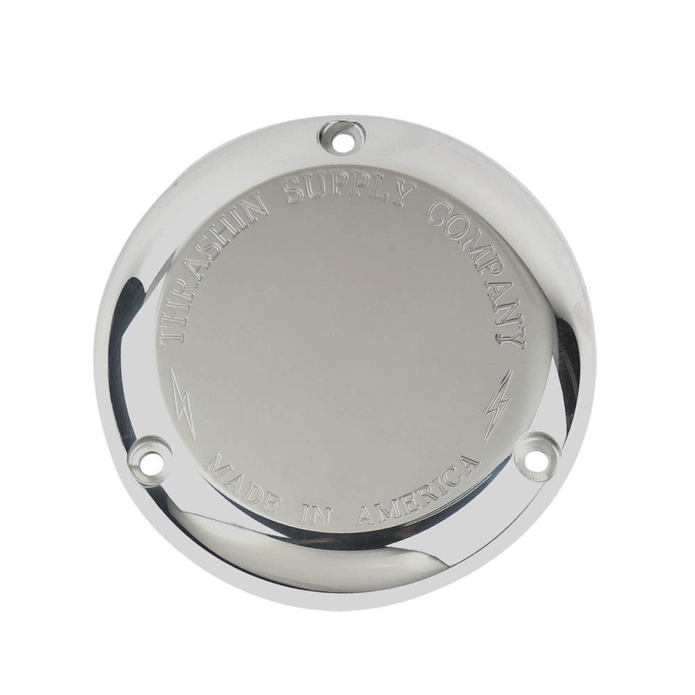 Thrashin Supply Derby Cover for Harley Evo - Polished - TSC-3000-2