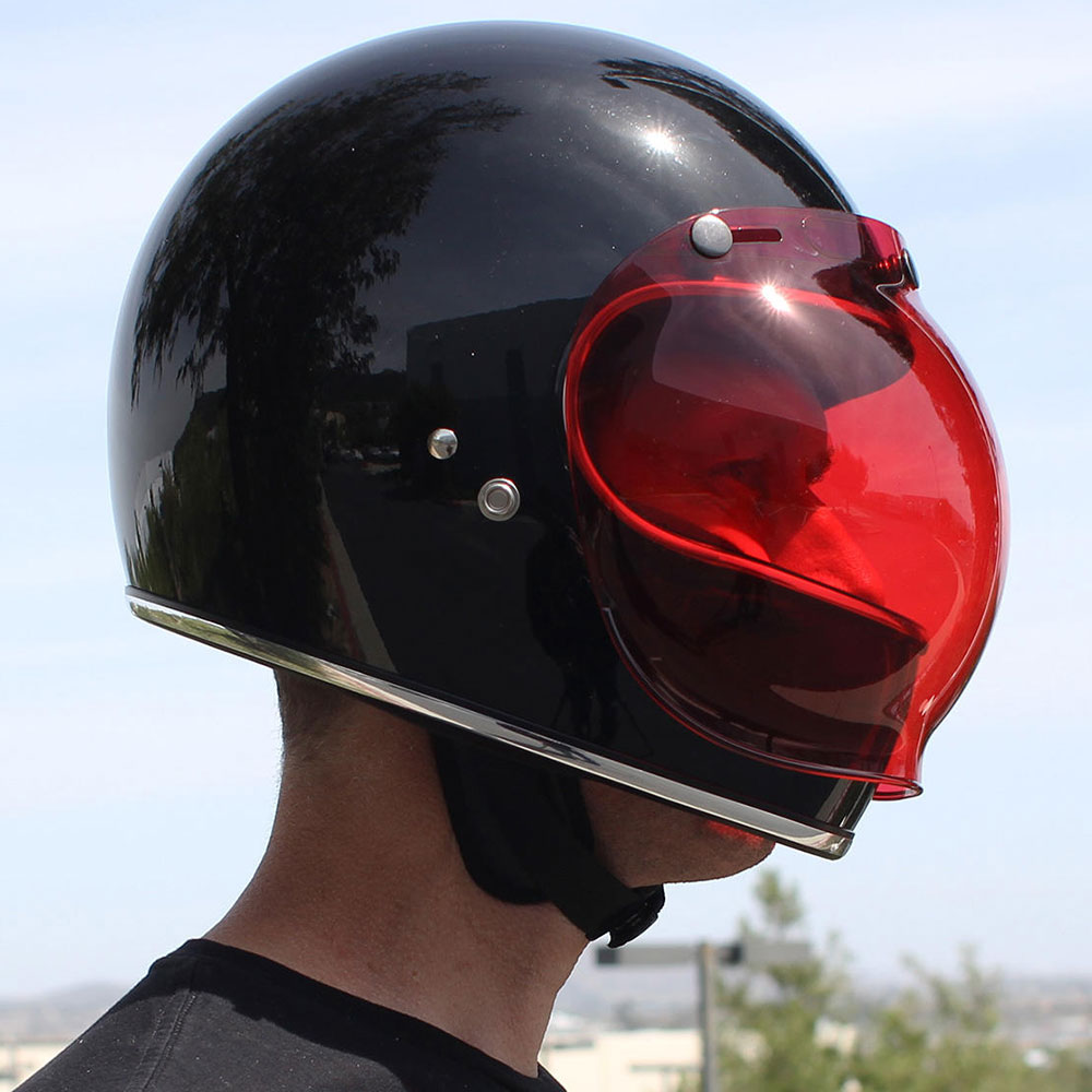 Biltwell Gringo S Anti Fog Bubble Visor Smoke Biltwell Bubble