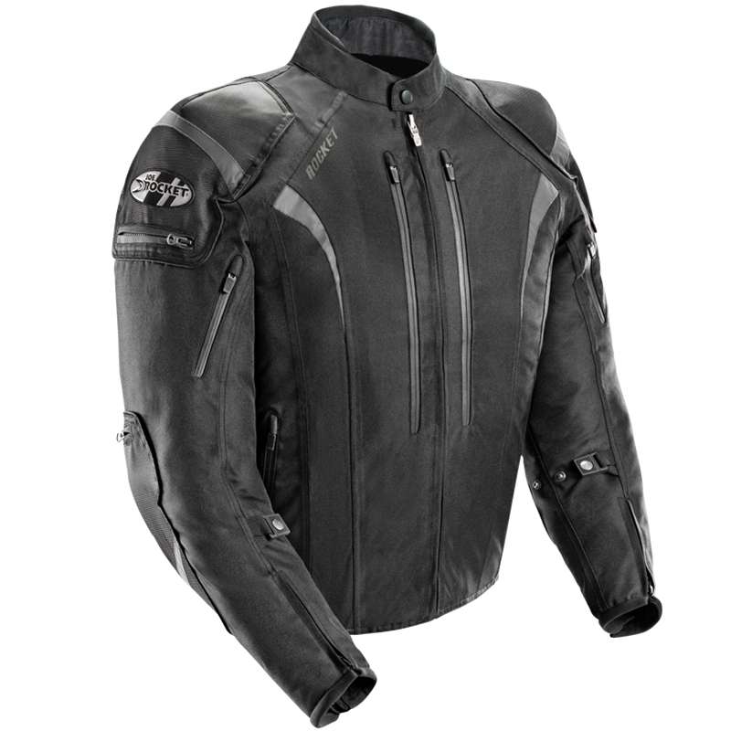 Joe Rocket Atomic 5.0 Black Textile Motorcycle Jacket - 1651-5003