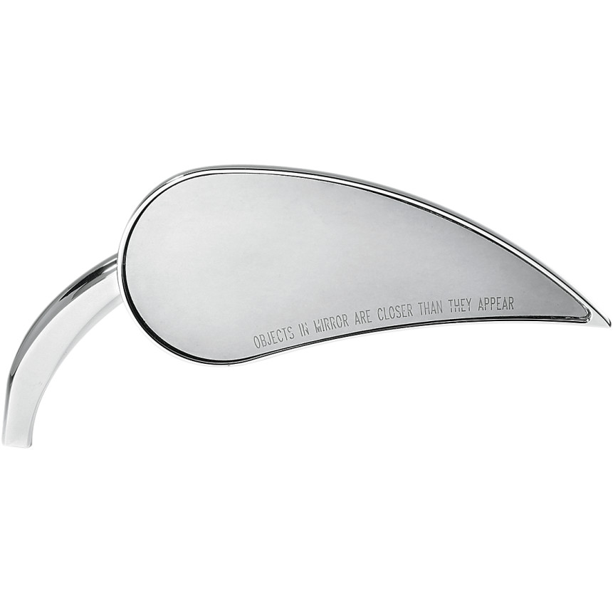 Arlen Ness Rad III Mirrors for Harley - Chrome - Get Lowered Cycles