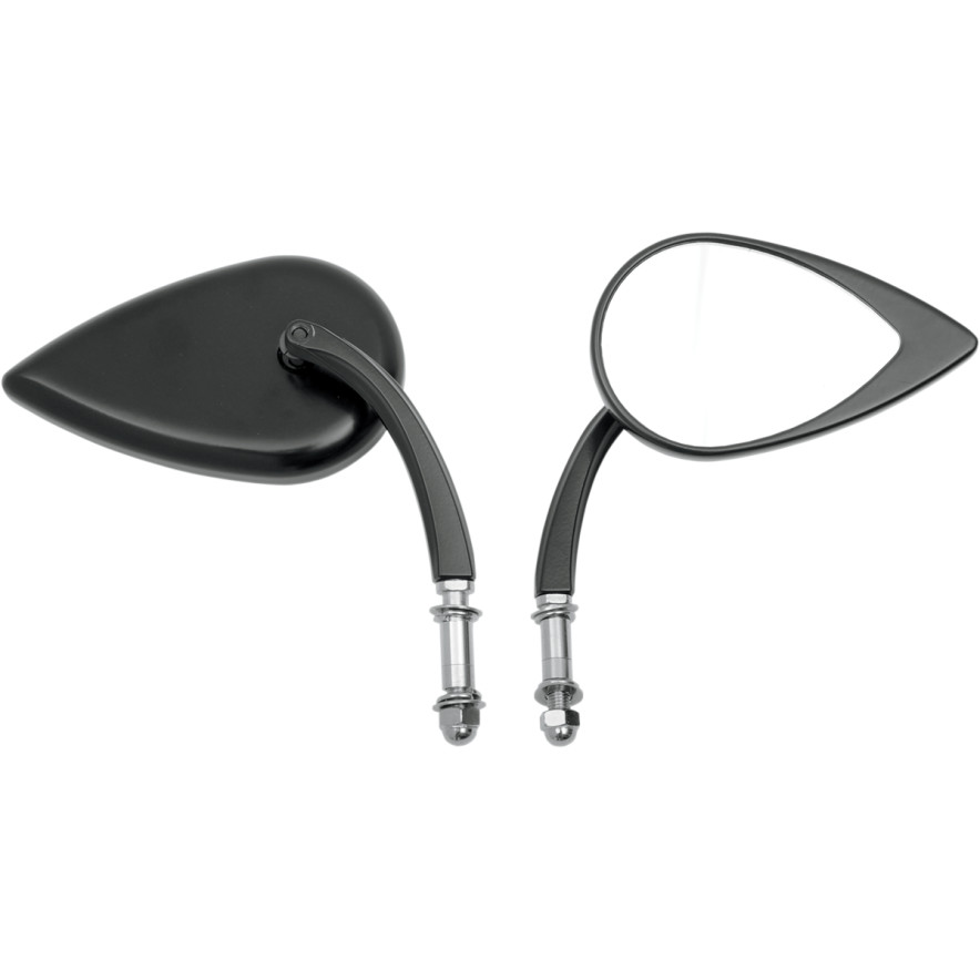 Drag Specialties Short-Stem Teardrop Mirror