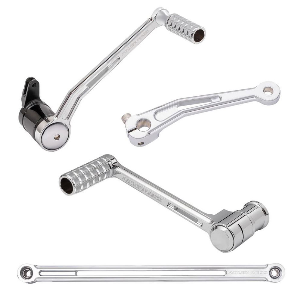 Arlen Ness Speedliner Foot Control Kit for 2008-2024 Harley Touring - Chrome