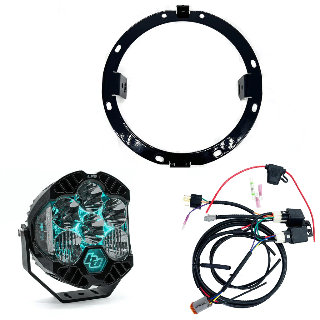 Baja LP6 Pro-LED Light Kit for 1996-2013 Harley Street Glide and Road King