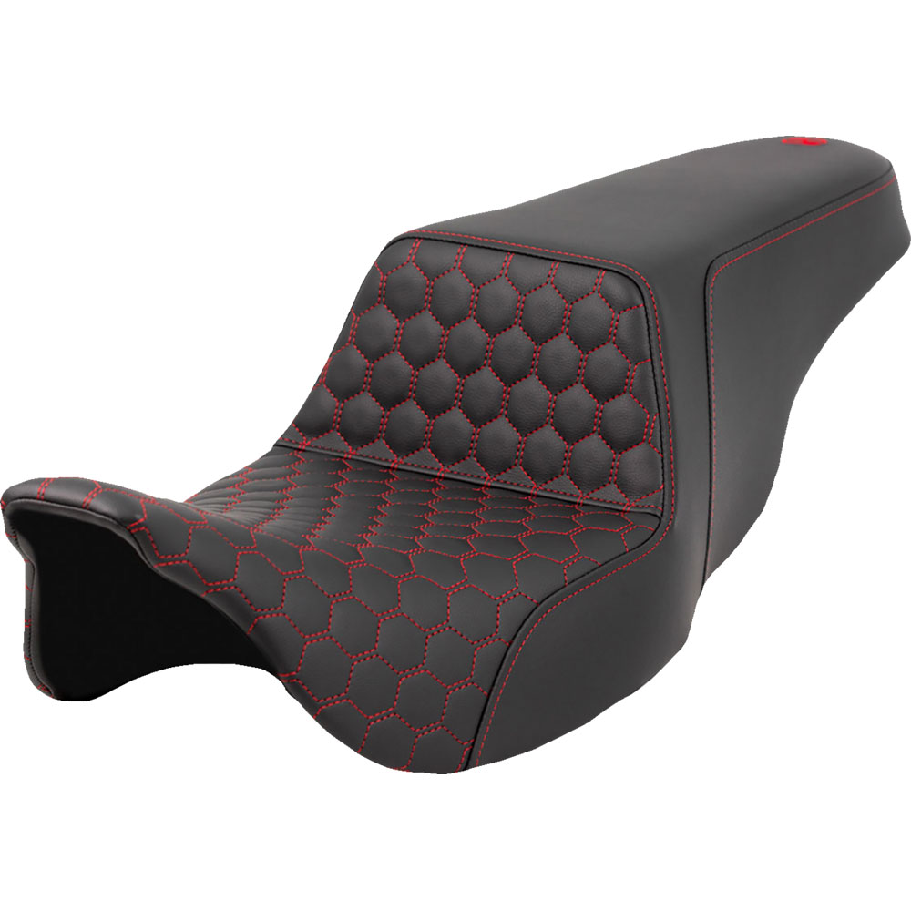 Saddlemen Honeycomb Step-Up Seat for 2008-2023 Harley Touring - Colors