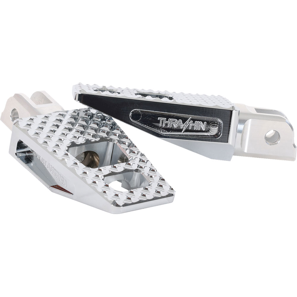 Thrashin Supply P-54 Foot Pegs for 2018-2023 Harley Softail - Chrome