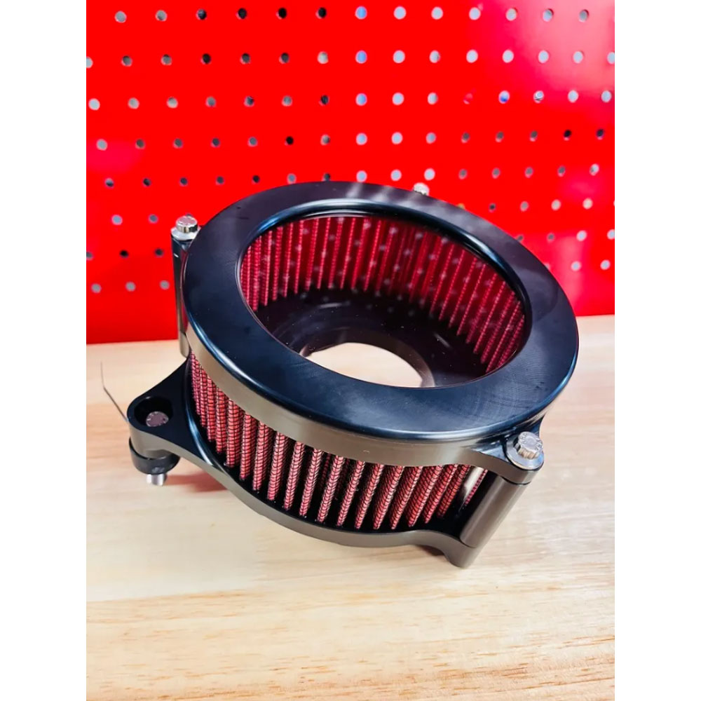 T-Man Windowed Round Air Cleaner for 2017-2023 Harley M8