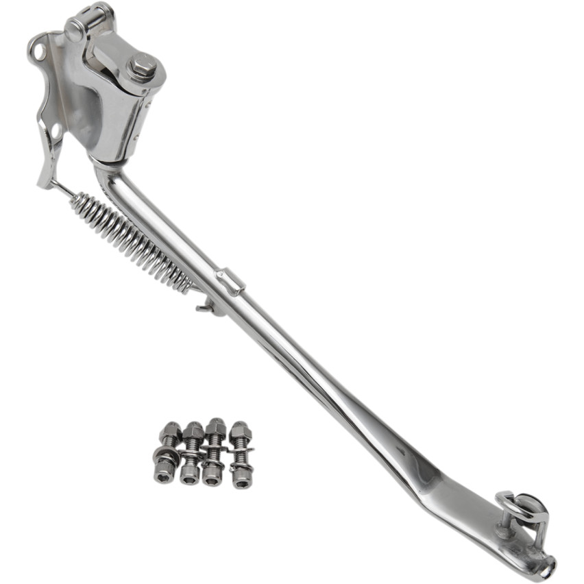 Drag Specialties Chrome Kickstand Kit for 1989-1999 Harley Softail