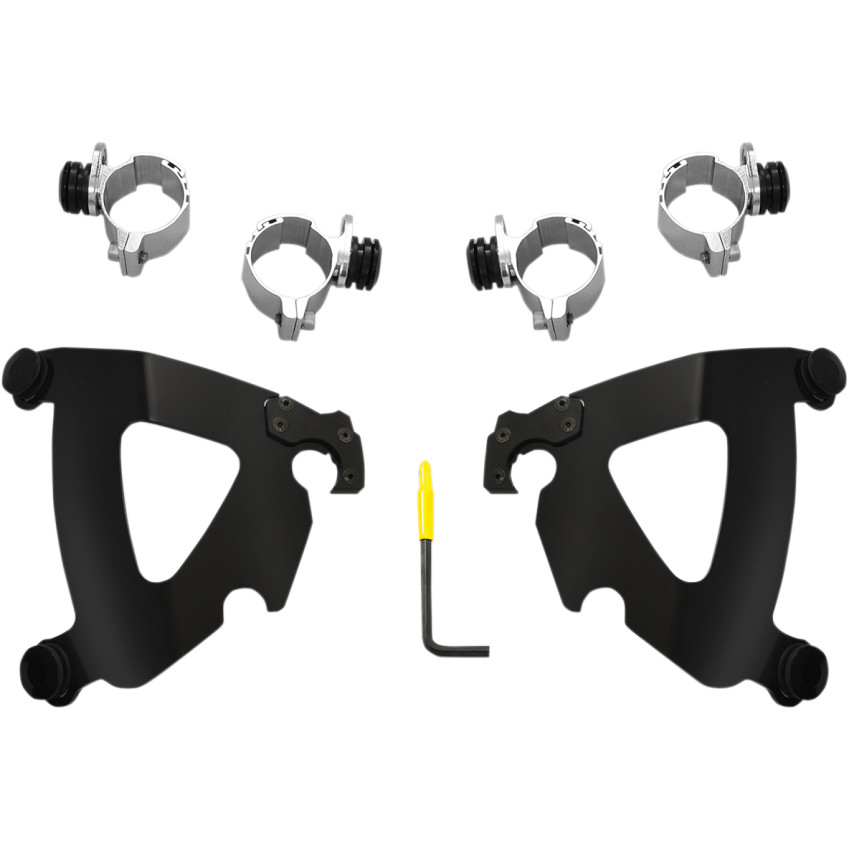 Memphis Shades Trigger-Lock Mount Kit for 1993-2005 Harley FXDWG and FXSB w/ Road Warrior Fairing