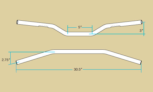 Biltwell Tracker Mid Handlebars