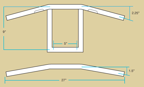 Biltwell Window Bars Handlebars - 1"