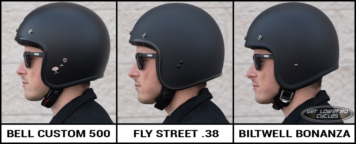 Open Face Motorcycle Helmet Style and Fit Comparison - Get Lowered Cycles