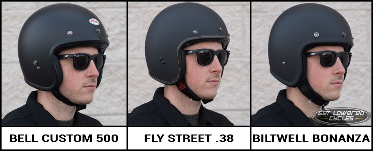 Open Face Motorcycle Helmet Style and Fit Comparison - Get Lowered Cycles