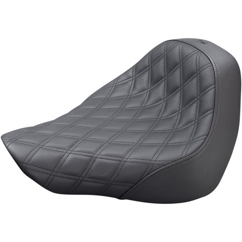 Saddlemen Renegade LS Solo Seat for 2018-2024 Harley Fat Boy - Black