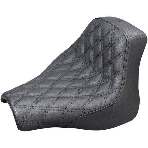 Saddlemen Renegade LS Solo Seat for 2018-2024 Harley Fat Bob - Black