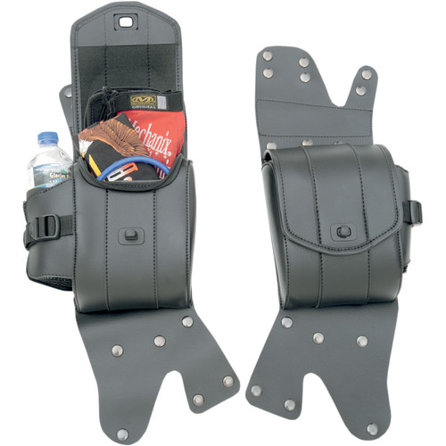 Saddlemen Cruis'N Deluxe Saddlebag Guard Bag Set for 1995-2020 Harley Touring OEM Saddlebag Guard