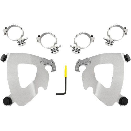 Memphis Shades Gauntlet Fairing Trigger-Lock Mount Kit for 2018 Harley Low Rider