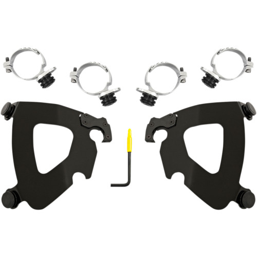 Memphis Shades Gauntlet Fairing Trigger-Lock Mount Kit for 2018 Harley Low Rider