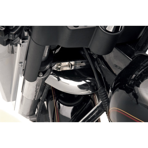 Drag Specialties Front Fork Air Baffle for 1980-2013 Harley Touring - Chrome
