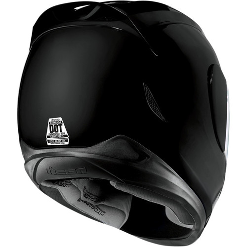 Icon Airmada Solid Color Helmet - Black