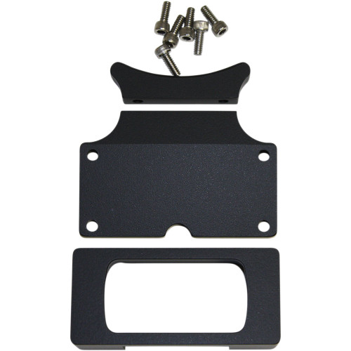 Wild 1 Gauge Mount Relocation Bracket for 2018-2019 Harley Softail - Black