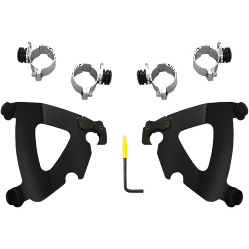 Memphis Shades Trigger-Lock Mount Kit for 1993-2005 Harley FXDWG and FXSB w/ Road Warrior Fairing