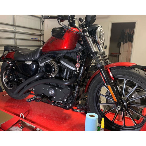 Bassani Radial Sweepers Exhaust for 2007-2013 Harley Sportster - Black