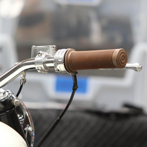Biltwell Kung Fu TPV Grips - Chocolate