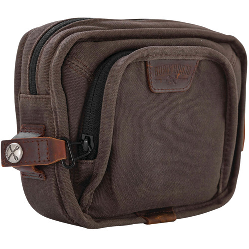 Burly Handlebar Bag - Dark Oak Waxed Canvas