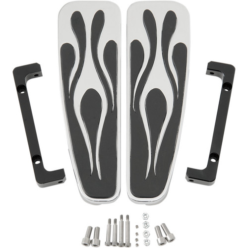 LA Choppers Adjustable FL Rider Longboards Floorboards for Harley - Enferno