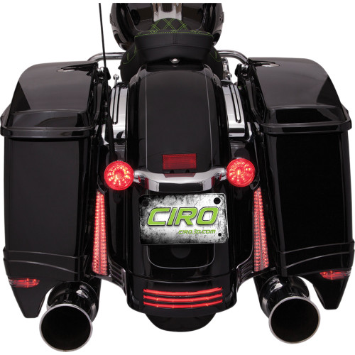 Ciro Filler Panel Accent Lights for 2014-2019 Harley Touring - Black