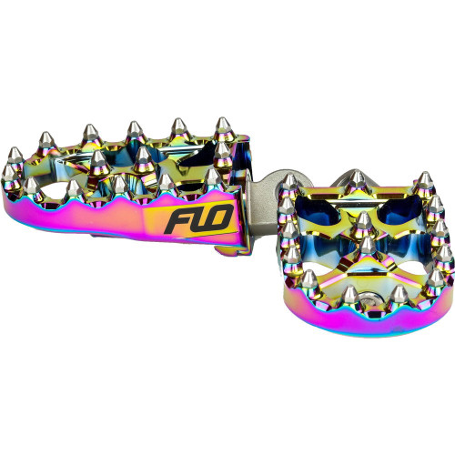 Flo Motorsports Moto Style Foot Pegs for Harley - Jet Fuel