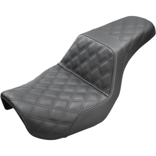 Saddlemen Step Up Full LS Seat for 2006-2017 Harley Dyna - Black
